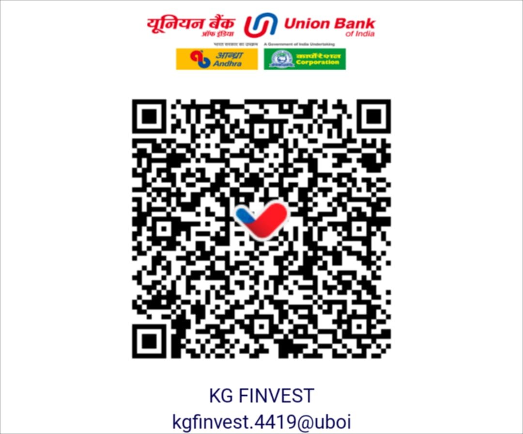 KG Finvest UPI QR — scan to pay ₹3,184.82