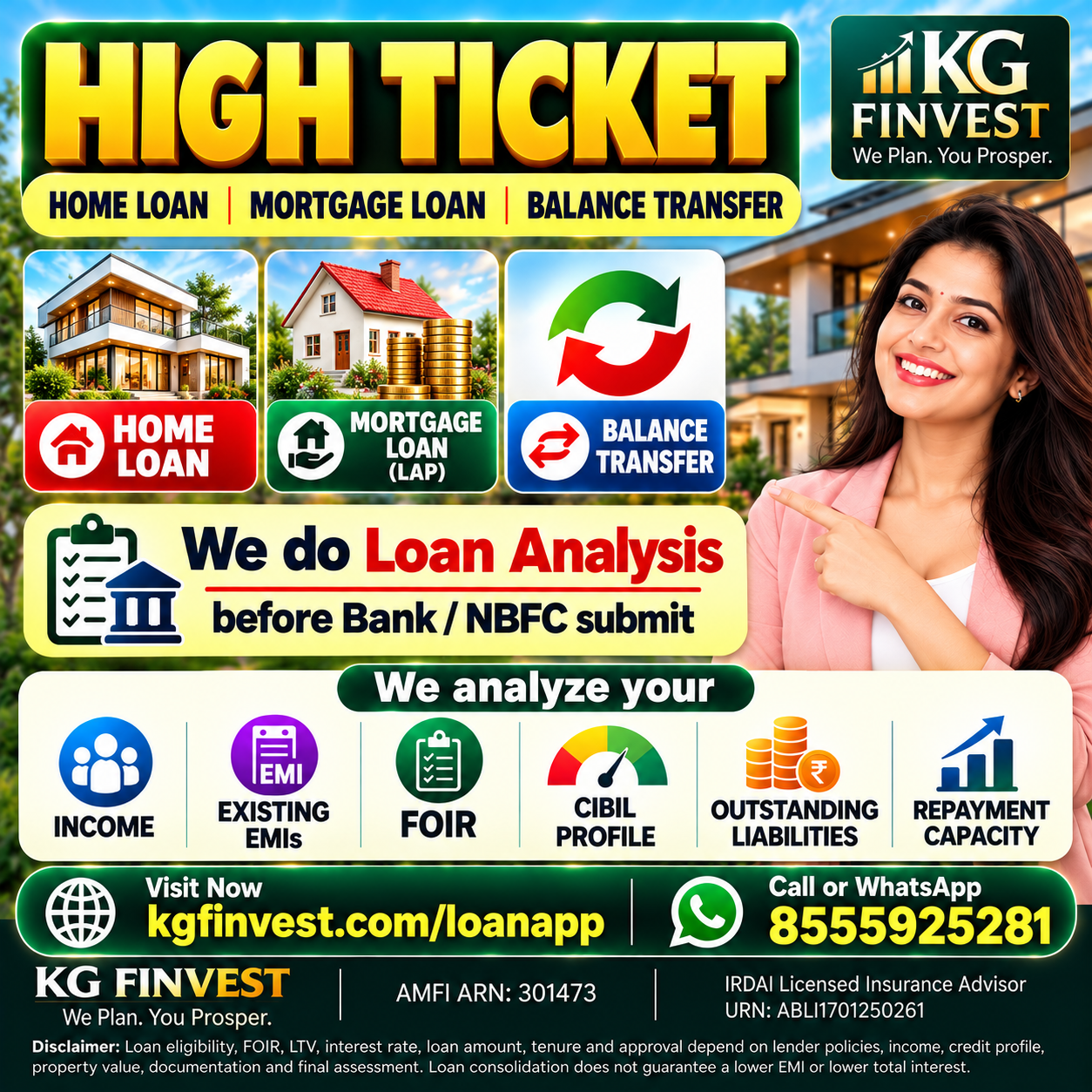 High Ticket Loans — KG Finvest